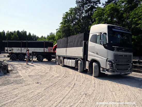 Transport szamba betonowego do Biłgoraj z wykorzystaniem HDS
